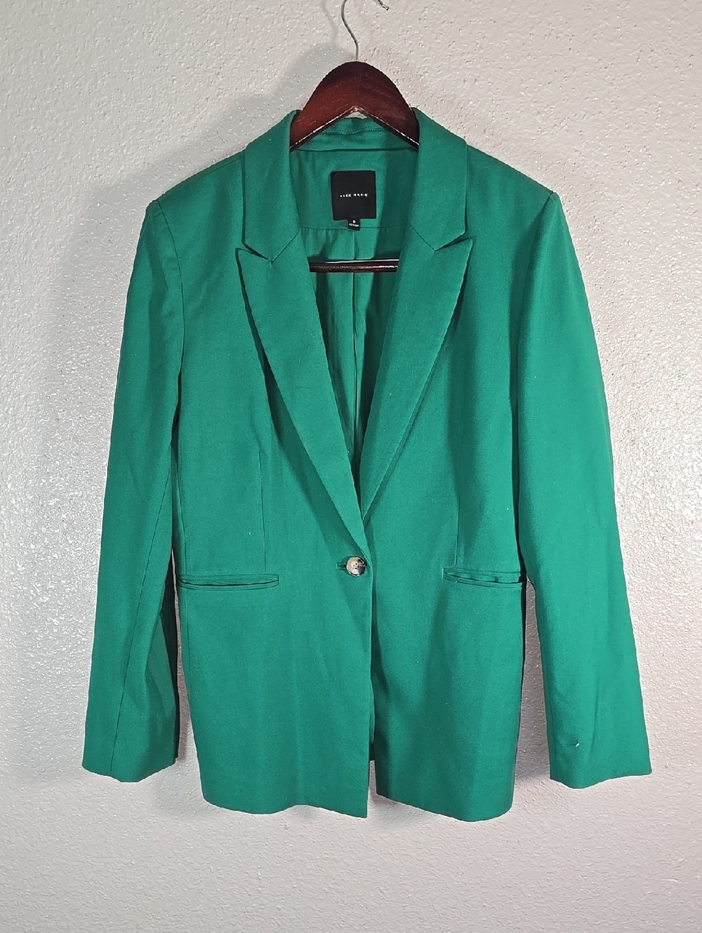 Alex Marie Emerald Single-Button Blazer